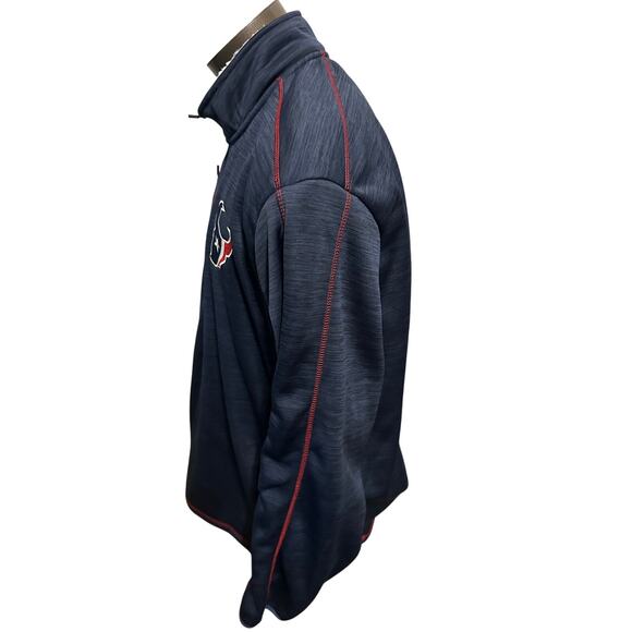 NFL Houston Texans Men’s 5XL Half ZIP Insulated Pullover - Picture 2 of 5